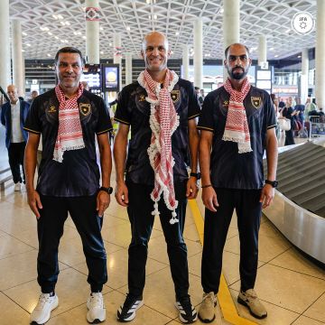 لقطات من استقبال الطاقم التحكيمي الأردني المشارك بكأس العالم 2026 .. صور لقطات من استقبال الطاقم التحكيمي الأردني المشارك بكأس العالم 2026 .. صور