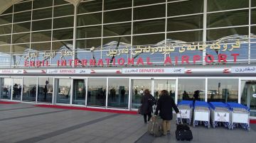 تعليق مؤقت للرحلات الجوية في مطار أربيل الدولي تعليق مؤقت للرحلات الجوية في مطار أربيل الدولي