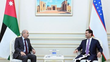 الصفدي يلتقي نظيره الأوزبكي في طشقند الصفدي يلتقي نظيره الأوزبكي في طشقند