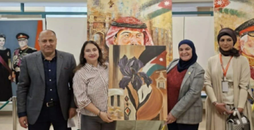 افتتاح معرض الفنون التشكيلية في اليرموك افتتاح معرض الفنون التشكيلية في اليرموك