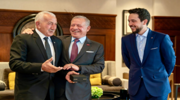 الملك ينعى الرائد المظلي المتقاعد سميح جنكات