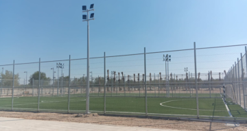 استكمال إنشاء ملاعب رياضية جديدة في كورنيش البحر الميت استكمال إنشاء ملاعب رياضية جديدة في كورنيش البحر الميت