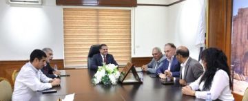 مدير مهرجان جرش يستقبل وفد من إدارة فرق المسرح الحر مدير مهرجان جرش يستقبل وفد من إدارة فرق المسرح الحر