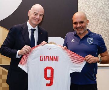 رئيس الفيفا يشيد بمشاركة النشامى بكأس العالم