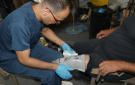 عيادة الأطراف الصناعية في المستشفى الميداني الأردني جنوب غزة 10 تواصل أعمالها