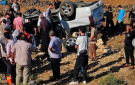 إصابة عائلة أردنية بحادث انقلاب مركبة في سورية - jo