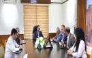 مدير مهرجان جرش يستقبل وفد من إدارة فرق المسرح الحر - jo