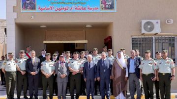 الحنيطي يفتتح مدرسة عائشة أم المؤمنين الأساسية في حوشا بالمفرق الحنيطي يفتتح مدرسة عائشة أم المؤمنين الأساسية في حوشا بالمفرق