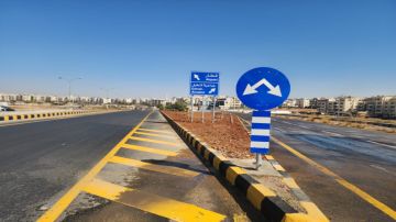الأشغال تنهي العمل على تقاطع طريق المطار الأشغال تنهي العمل على تقاطع طريق المطار