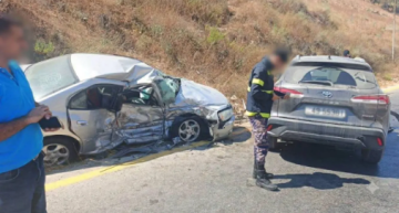 حادث بين 3 مركبات على طريق بيت يافا غرب إربد حادث بين 3 مركبات على طريق بيت يافا غرب إربد