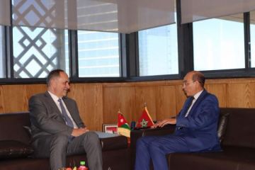التلهوني يلتقي رئيس النيابة العامة ورئيس المحكمة الدستورية في المغرب التلهوني يلتقي رئيس النيابة العامة ورئيس المحكمة الدستورية في المغرب