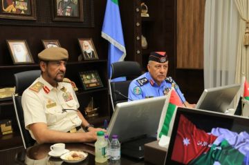 مدير الأمن العام يلتقي قائد الحرس الوطني الإماراتي مدير الأمن العام يلتقي قائد الحرس الوطني الإماراتي