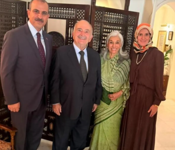 الامير الحسن يستقبل يعقوب جايماز اوغلو الامير الحسن يستقبل يعقوب جايماز اوغلو