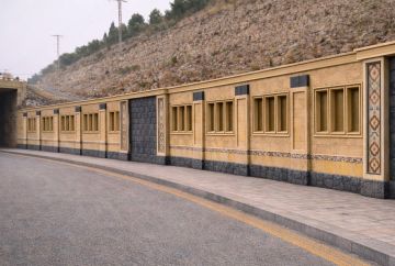 بلدية السلط تنفذ واجهة معمارية مستوحاة من التراث على مدخل المدينة بلدية السلط تنفذ واجهة معمارية مستوحاة من التراث على مدخل المدينة