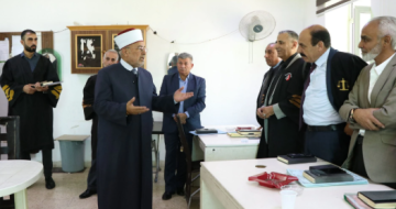 قاضي القضاة يتفقد المحاكم الشرعية بالزرقاء ويتابع مشروع قصر العدل الشرعي في الرصيفة قاضي القضاة يتفقد المحاكم الشرعية بالزرقاء ويتابع مشروع قصر العدل الشرعي في الرصيفة