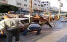 حملة لإزالة العوائق والاعتداءات على الشوارع والأرصفة في الزرقاء - jo