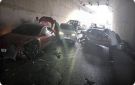حادث تصادم 6 مركبات داخل نفق صهيب .. وتحويل السير لإشارات السادس