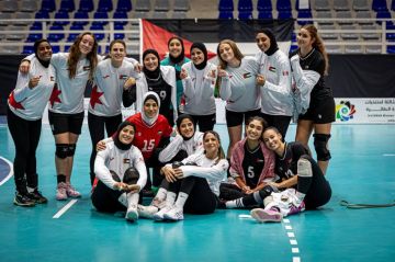 سيدات الطائرة يتغلبن على قطر في افتتاح منافسات غرب آسيا