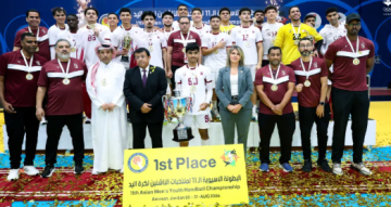المنتخب القطري يتوج بلقب البطولة الآسيوية للناشئين لكرة اليد المنتخب القطري يتوج بلقب البطولة الآسيوية للناشئين لكرة اليد