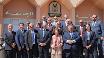 الأميرة بسمة تزور مرضى حملة البر والإحسان في إربد الأميرة بسمة تزور مرضى حملة البر والإحسان في إربد