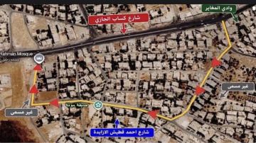 تحويلات مرورية لإنشاء عبارة صندوقية في شارع كساب الجازي في وادي الطي تحويلات مرورية لإنشاء عبارة صندوقية في شارع كساب الجازي في وادي الطي