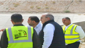 أبو السمن يتفقد مشاريع جسور البحر الميت وطرق الجنوب أبو السمن يتفقد مشاريع جسور البحر الميت وطرق الجنوب