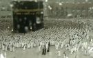  أمطار الخير تهطل بغزارة على الحرم المكي وقت صلاة المغرب