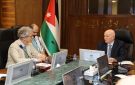 المجالي يبحث مع رئيس منظمة الشفافية الدولية سبل التعاون في مجال النزاهة
