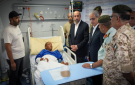  عاجل وزيرا الداخلية بالوكالة والصحة يطمئنان على مصابي حادث حافلة مكلفي خدمة العلم - jo