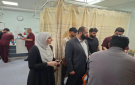 الكساسبة والنمور يتفقدان مصابي تسرب الأمونيا في العقبة - jo
