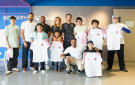 الأميرة غيداء تستقبل عددا من لاعبي المنتخب الوطني الأردني لكرة القدم في مركز الحسين للسرطان