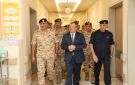 رئيس هيئة الأركان ومديرو الأجهزة الأمنية يزورون مصابي خدمة العلم ويقدمون واجب العزاء لذوي المتوفين