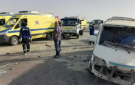 مصرع وإصابة عدد من الأشخاص في حادث ميكروباص بمصر