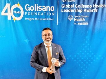 الطبيب الكويتي يوسف العوضي يحصد جائزة غوليسانو العالمية للصحة