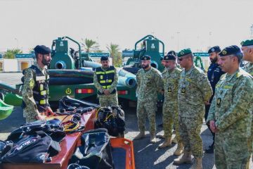 الحرس الوطني يتفقد تجهيزات خطة الأمطار 2025 الحرس الوطني يتفقد تجهيزات خطة الأمطار 2025