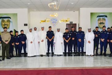 محافظ مبارك الكبير يزور مخفر المسايل ويثني على جهود رجال الأمن