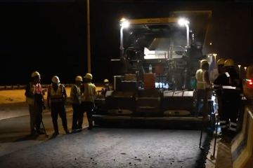  الأشغال : أعمال صيانة جذرية لطريق العبدلي لرفع كفاءة البنية التحتية