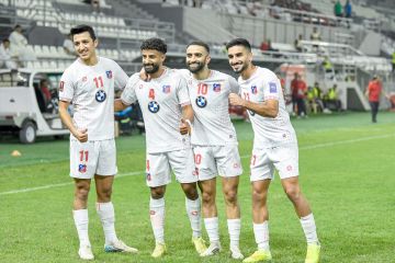 الكويت والعربي يختتمان استعداداتهما لمواجهتي السيب وايغار الكويت والعربي يختتمان استعداداتهما لمواجهتي السيب وايغار