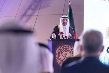 وزير الخارجية يؤكد التزام دولة الكويت الثابت بمقاصد ومبادئ ميثاق الأمم المتحدة وزير الخارجية يؤكد التزام دولة الكويت الثابت بمقاصد ومبادئ ميثاق الأمم المتحدة