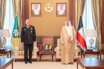 رئيس الحرس الوطني استقبل نائب القائد العام لقوات الدرك التركية