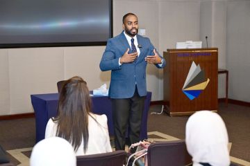 السعيد قدم ورشة التألق بالمقابلات التلفزيونية في المكتبة الوطنية السعيد قدم ورشة التألق بالمقابلات التلفزيونية في المكتبة الوطنية