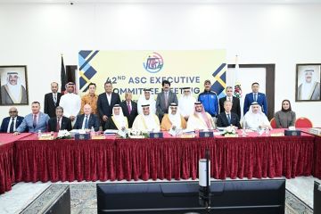 الحمود يترأس الاجتماع الـ42 للمكتب التنفيذي للاتحاد الآسيوي للرماية الحمود يترأس الاجتماع الـ42 للمكتب التنفيذي للاتحاد الآسيوي للرماية