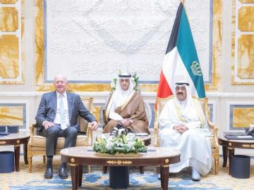 سمو أمير البلاد يستقبل الرئيس التنفيذي لشركة غولدمان ساكس