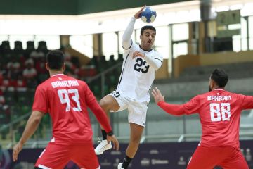 أزرق اليد يواجه العراق في التضامن الإسلامي أزرق اليد يواجه العراق في التضامن الإسلامي