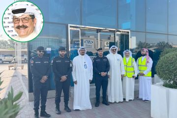  الوطني ينفذ تجربة إخلاء وهمية ناجحة في فرع الرميثية