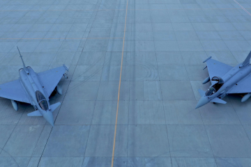 القوة الجوية الكويتية تستقبل الدفعة السابعة من طائرات يوروفايتر