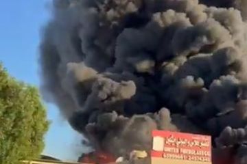 اندلاع حريق بمصنع في أمغرة