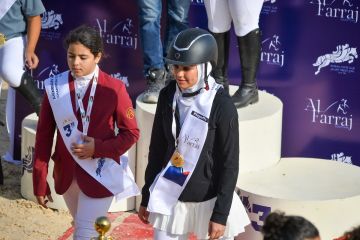 الفارسة الكويتية سارة شمس الدين تتوج ببرونزية بطل العام 2025 لقفز الحواجز