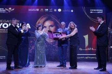 شرم الشيخ المسرحي يكرم يسرا وجواد وعبدالرضا شرم الشيخ المسرحي يكرم يسرا وجواد وعبدالرضا