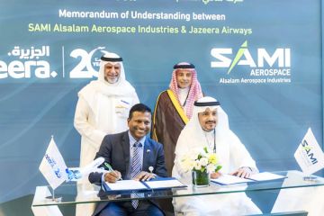  الجزيرة و سامي السلام لصناعة الطيران توقعان مذكرة تفاهم
